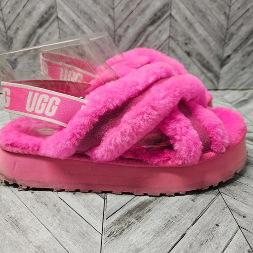 Sandalo Ugg Disco Cross Slide rosa taglia 10