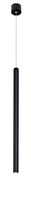 Nova Luce Ultrathin Pendelleuchte Schwarz HöHenverstellbar 3W 3000K IP20