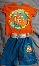 Finding Nemo OkieDokie Dysney Kids T-shirt Top/Shorts Pajamas Sleepwear