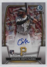 2023 Bowman Chrome Rookie Refractor 229/499 Canaan Smith-Njigba #CRA-CS Auto w5b