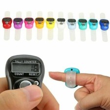 Digital Finger Clicker Tasbeeh Electronic Tally Ring Counter Zikr Knitting Gift
