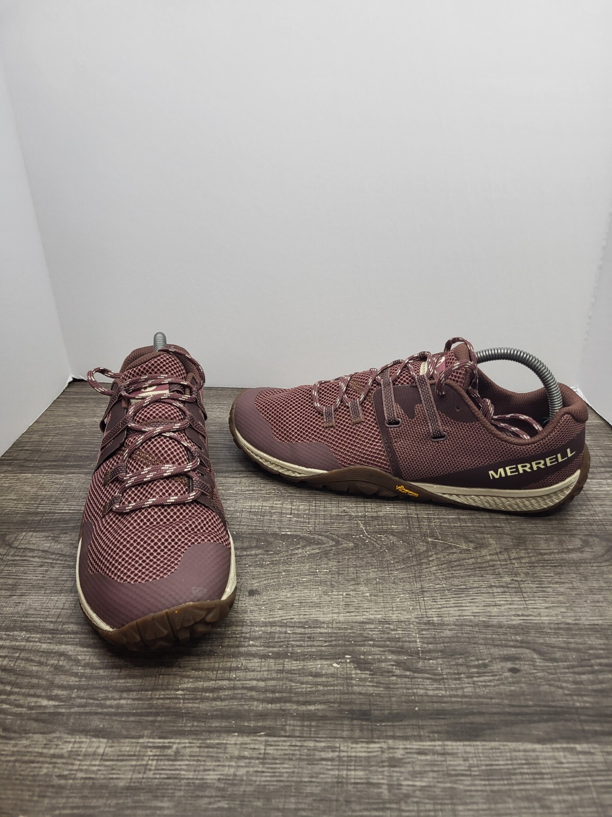 Merrell Trail Glove 6 scarpe da corsa donna taglia 10 5 Vibram a piedi nudi Burlwood