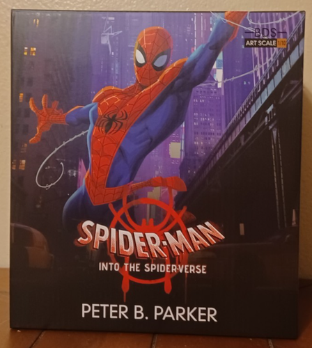 Iron Studios Spider-Man Into the Spider-Verse Peter B.Parker BDS Art 1/10 Statue - Picture 8 of 15