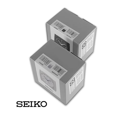 new Seiko bedside Alarm Clock quiet Beep Light Luminous QHE205 Volume Control - Picture 3 of 14