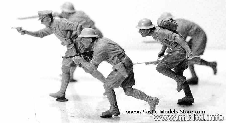British Infantry North Africa Desert - Master Box Ltd. - 3580 - De Revell Specialist - Modelbouw