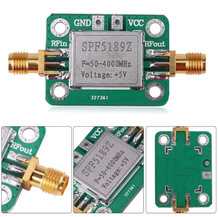 10x LNA 50-4000 MHz RF Low Noise FM Amplifier Signal Receiver SPF5189 NF 0.6dB - Image 2 of 4