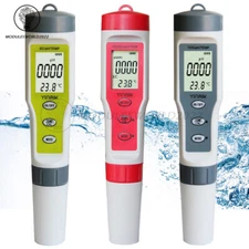 3/4 in 1 TDS EC TEMP Meter LCD Digital Water Quality Monitor Tester Purity Pen