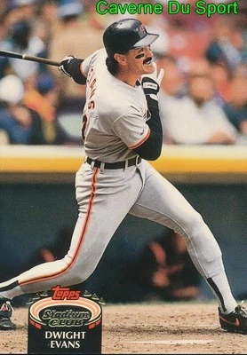 463 DWIGHT EVANS BALTIMORE ORIOLES TOPPS BASEBALL CARD STADIUM CLUB 1992 - Photo 1/2