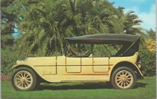 1915 Crane Simplex Bellm Cars & Music Sarasota FL Vintage Postcard - Unposted