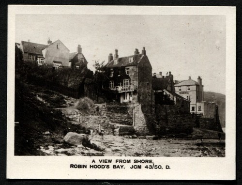 Tabakkarte, Pattreiouex, Szenen, 1925, Robin Hood's Bay, JCM 43/50d