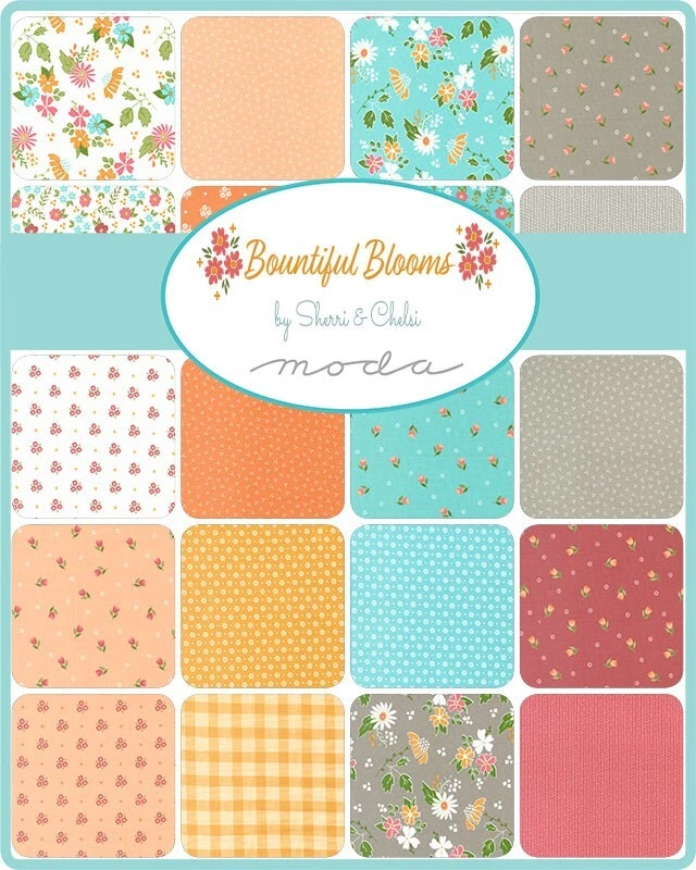 MODA Bountiful Blooms by Sherri and Chelsi Charm Pack 37660PP - Image 2 of 3