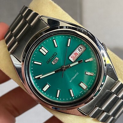 seiko snx447 seiko snxs green