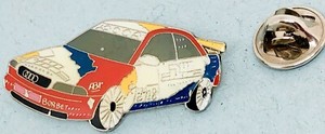 Audi Pin A4 B5 silbern Motorsport Borbet ABT - Maße 39x18mm