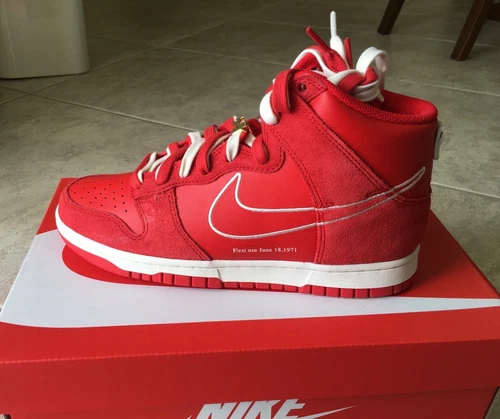 Nike Dunk High SE First Use UniversityRed/Sail DH0960-600 US8 UK7 EU41 