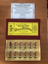 W Britain Britains The Queen's Own Cameron Highlanders 79th Foot Toy Soldiers
