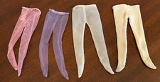 Lot of 4 Vintage Barbie Leg Wear - 3 Pair Nylon Stockings and 1 Pair tights