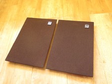 2 x Wharfedale Denton XP2 Front Covers with Badges, Very Good Condition