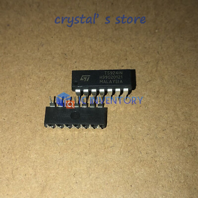 10PCS TS924IN Encapsulation:DIP-14,Voltage-Feedback Operational Amplifier