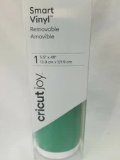 Cricut Joy Smart Vinyl - Removable Adhesive Decal  Green 5.5 x 48 in