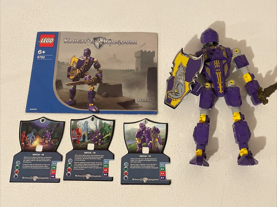 LEGO Kingdom Knights II 8703 Air Kent es 8784 Rascus y 8782 Danju *Completo* Foto 2 de 4