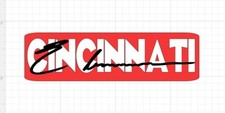 Cincinnati Elly De La Cruz 2024 Custom Made Signature Series Vinyl Decal Sticker