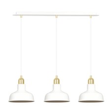 Lampade A Sospensione Scandinave Bianche 3X15W/E27 IP20 - Ideali Per Ambienti Eleganti