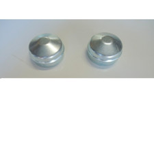 COPPIA COPPETTE PARAGRASSO MOZZI RUOTA ANTERIORI FIAT 500 GIARDINIERA 126