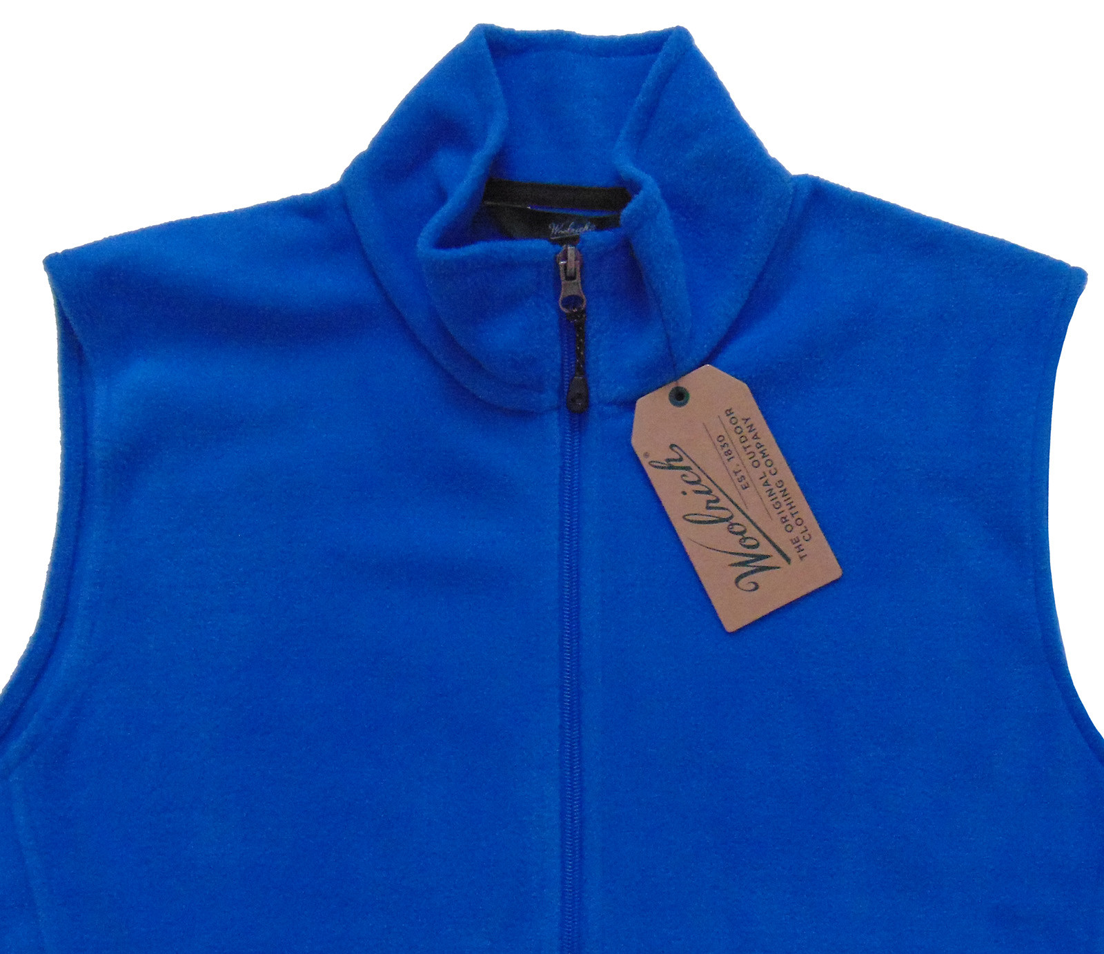 WOOLRICH Bright Blue Andes Fleece Vest 