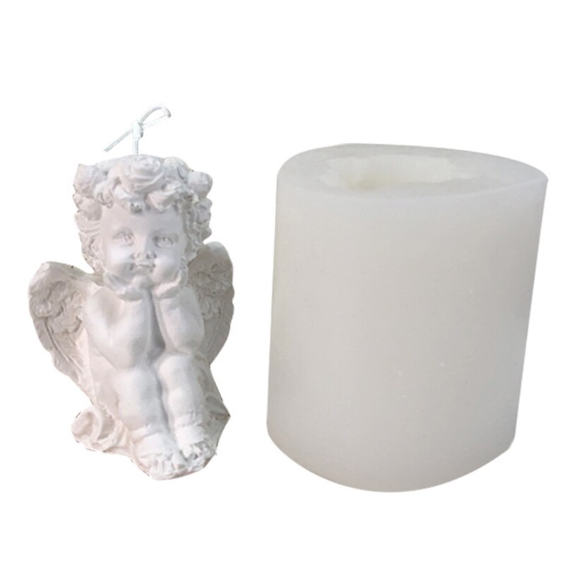 3D Angel Silicone Mold for DIY Handmade Soap and Aromatherapy Crafts