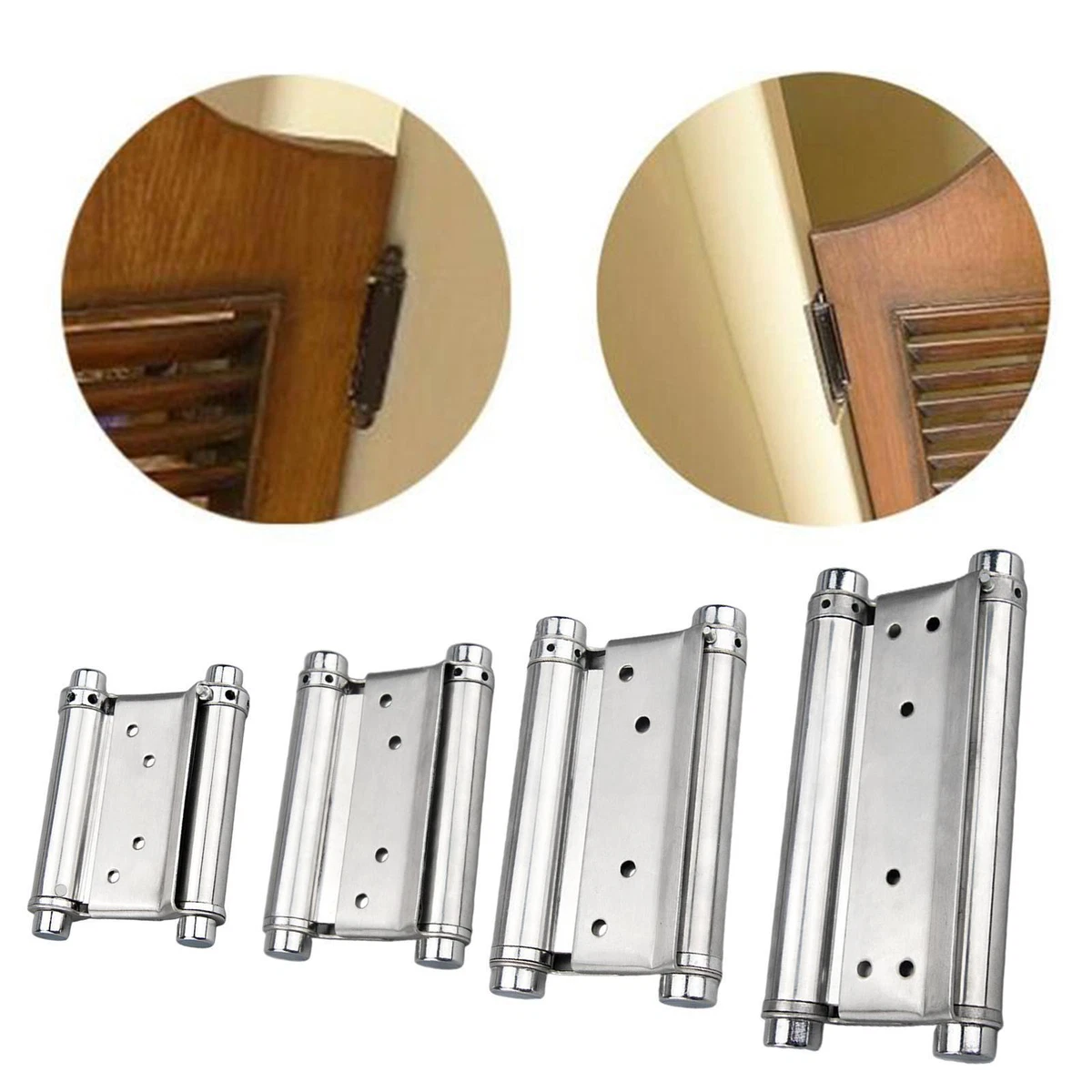 Spring Door Hinge for Fence Bar Counter Two Way Free Door Shop Swing Hinges