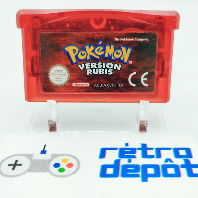 Jeu Game boy Color Pokémon ROUGE  Original PILE NEUVE