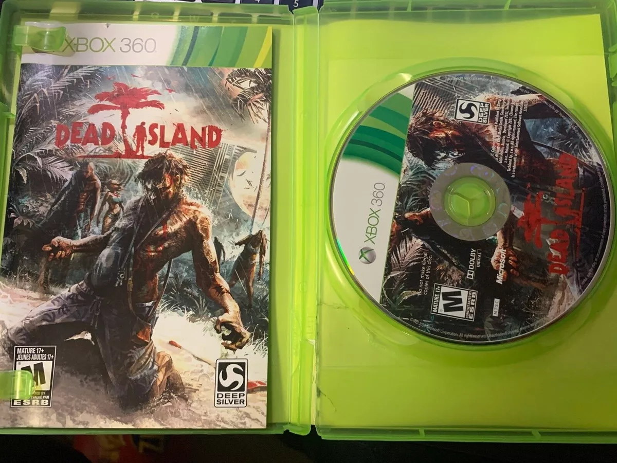 XBOX 360 Zombie Game Lot of 3: Dead Island, Left 4 Dead, Dead Rising  895678002483