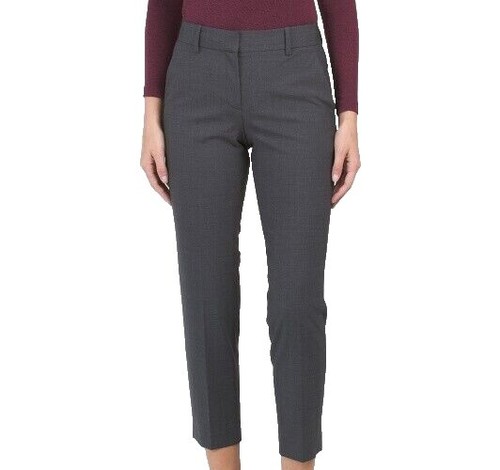 THEORY Slit Hem Pull-On Pant in Wool Flannel Size 0 | eBay display picture 1