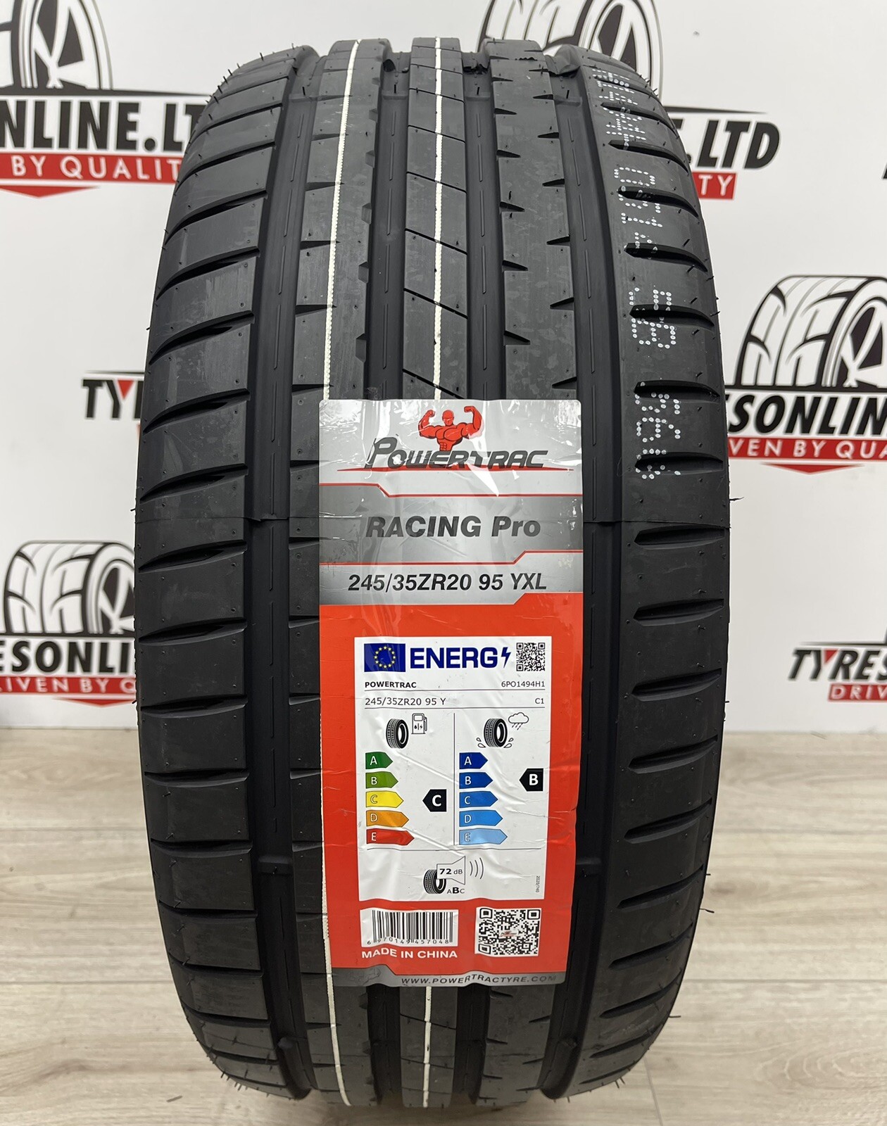 4 X 245 35 20 POWERTRAC 95Y XL 245/35R20 BRAND NEW M+S TYRES AMAZING C ...
