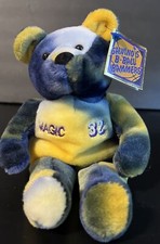 Magic Johnson 32 Los Angeles Lakers Salvino's Bammers NBA Pellet Bear NWT 9