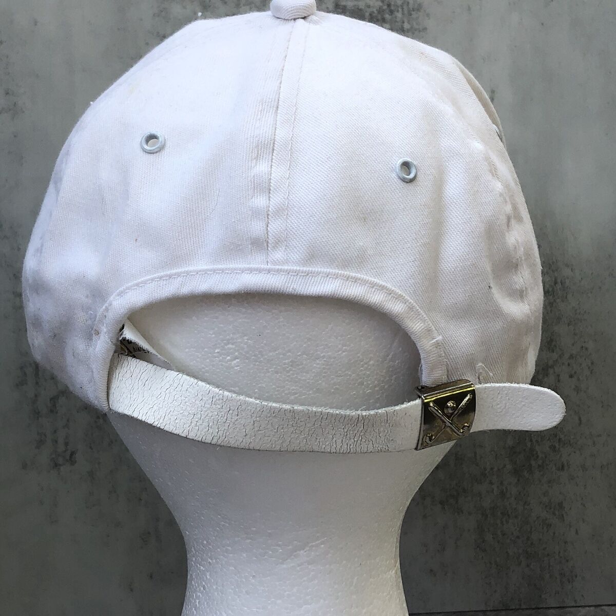Vintage RAIN BIRD Hat Cap Leather Strapback Roped 90s 80s Vintage RAIN BIRD Hat Cap Leather Strapback Roped 90s 80s