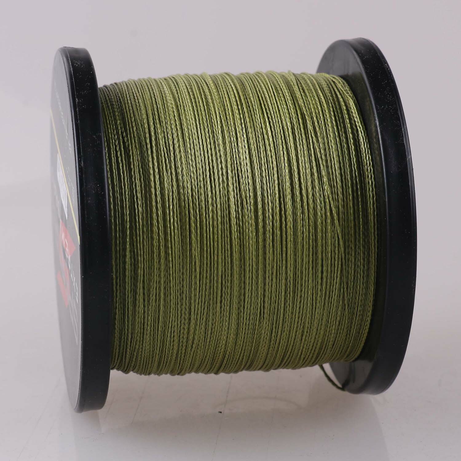 Spider 100M-2000M Army Green Dynema PE Braided Fishing Line Thread 6LB ...