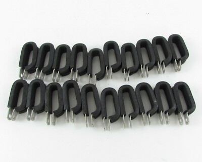 Lot (20) Rubber Insulated Aluminum Wire Clamp Holder 1.25'' TA520 D06-20