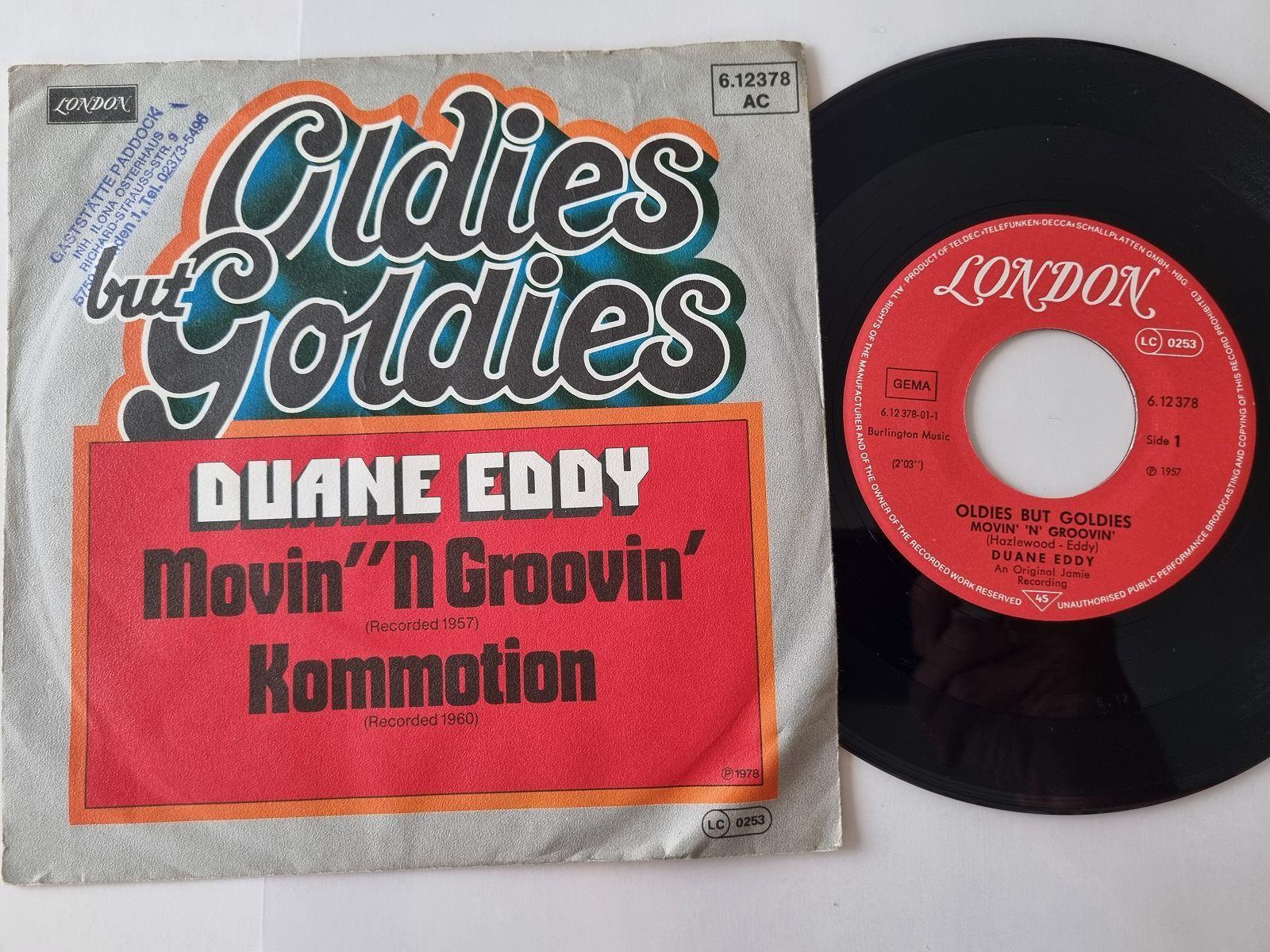 7"" Single Duane Eddy - Movin 'n groovin'/ Kommotion Vinyl Germany