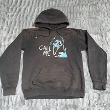 Ghost Face Lives Hooded Sweatshirt BLACK Hoodie Adult M SCREAM Call Me Halloween