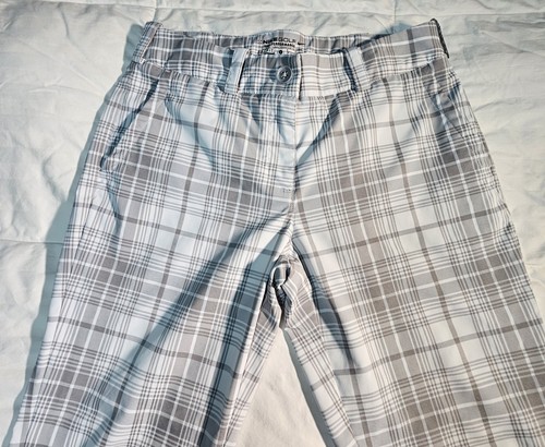 Nike Golf Tour Performance Women's Pants Dri-Fit Size 6 Gray Plaid - Picture 2 of 7