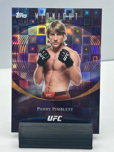 2026 Topps UFC Midnight Paddy Pimblett #45 Moonrise #'d 20/25