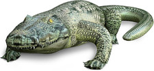 Inflatable Alligator, 49" Realistic Gator Float for Pool, Vinyl Inflatable for G