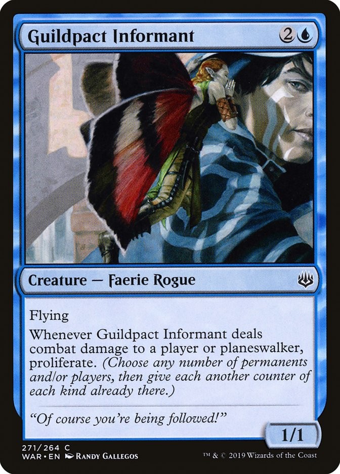 MTG Magic the Gathering Guildpact Informant (271/334) War of the Spark LP