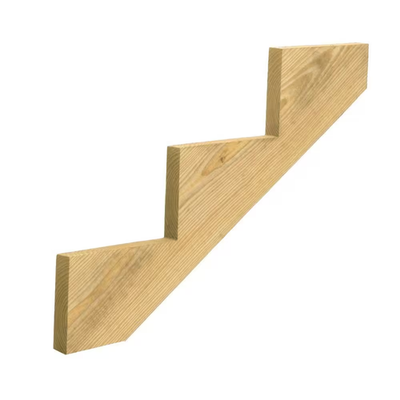 #ad #ad 3 Step Ground Contact Pressure Treated Pine Stair Stringer $25.99