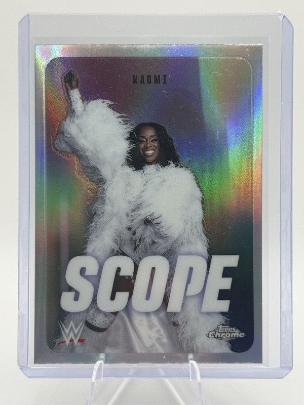 Naomi 2026 Topps Chrome WWE Scope Refractor #SCO-39 ⭐️