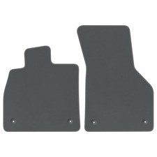 Velours Fußmatten für Audi TT 8S Bj. 2019 - 2023 Passform Automatten GRAU ALPS