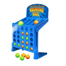 Connect 4 Shots Family Fun Game Row Grid Challenge Travel Carry Fast Bounce Ball