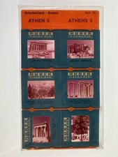 Vintage NOS Athens Greece Travel Slides Set x6  Hans Huber Calardia Parthernon