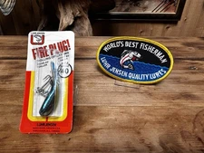 Vintage Luhr Jensen Fire Plug Size #40 936 Salmon Steelhead Trout Fishing Lure